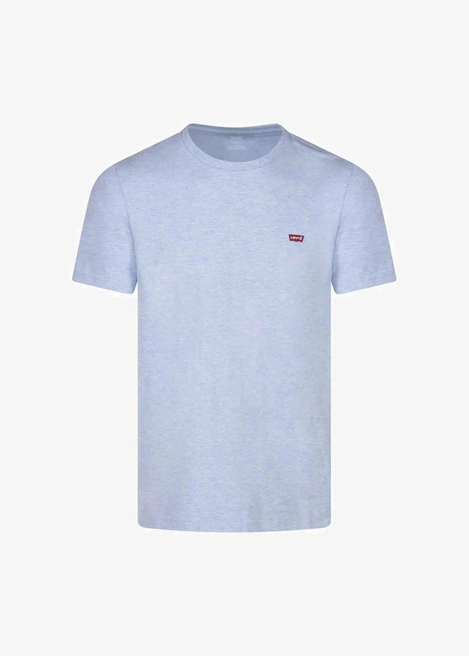 T-Shirt petit logo Levi's® bleu uni pour homme | Georgespaul