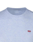 T-Shirt petit logo Levi's® bleu uni pour homme | Georgespaul