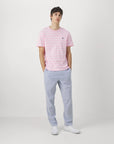 T-Shirt rayé homme Ralph Lauren rose | Georgespaul