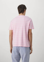 Charger l&#39;image dans la galerie, T-Shirt rayé homme Ralph Lauren rose | Georgespaul
