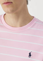 Charger l&#39;image dans la galerie, T-Shirt rayé homme Ralph Lauren rose | Georgespaul
