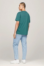Laden Sie das Bild in den Galerie-Viewer, T-Shirt signature Tommy Jeans bleu
