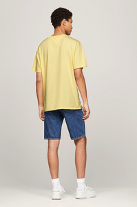 T-Shirt signature Tommy Jeans jaune