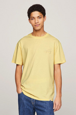 Charger l&#39;image dans la galerie, T-Shirt signature Tommy Jeans jaune
