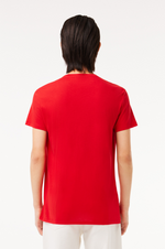 Laden Sie das Bild in den Galerie-Viewer, T-shirt Lacoste rouge
