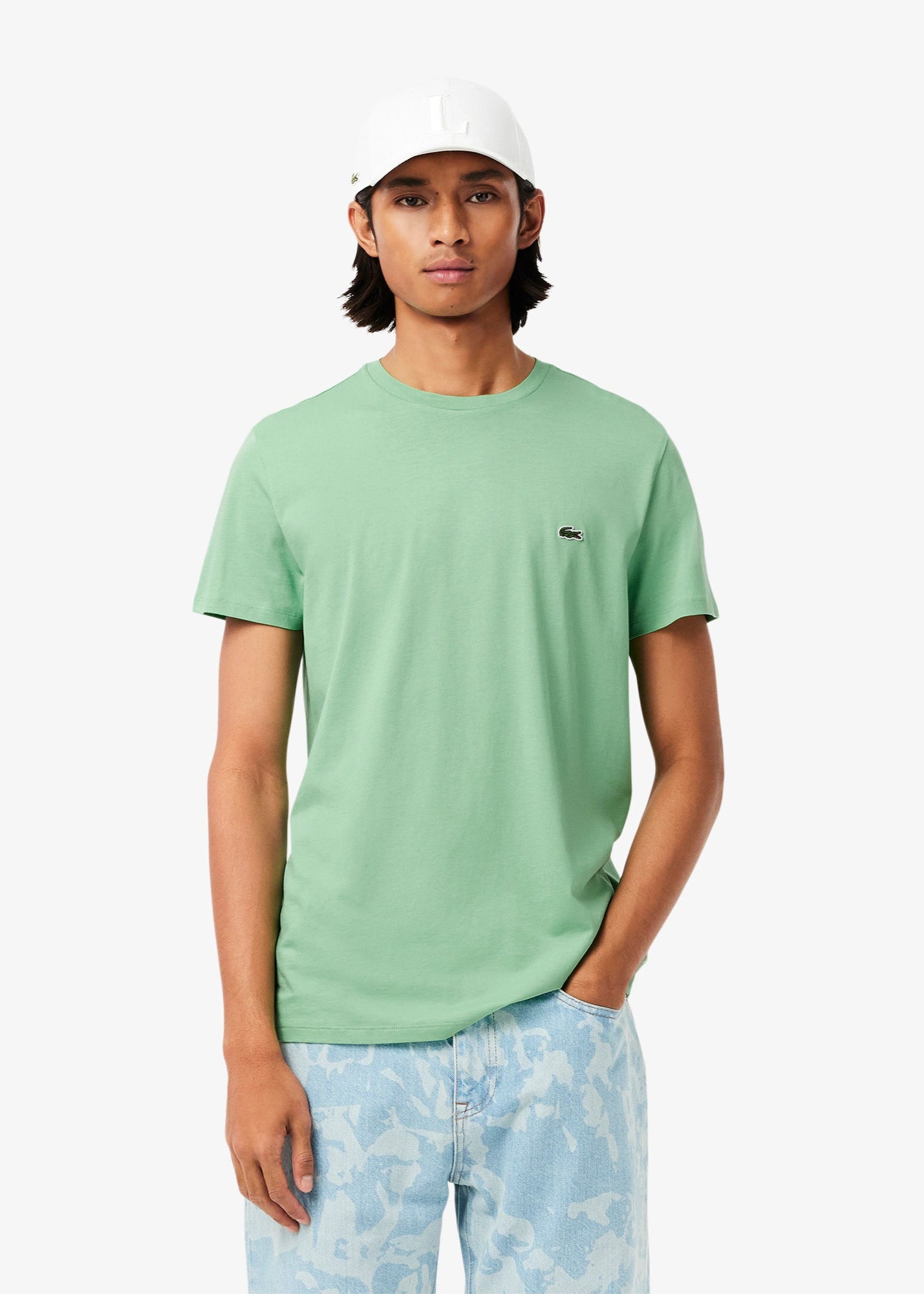 T-shirt Lacoste vert pour homme | Georgespaul     