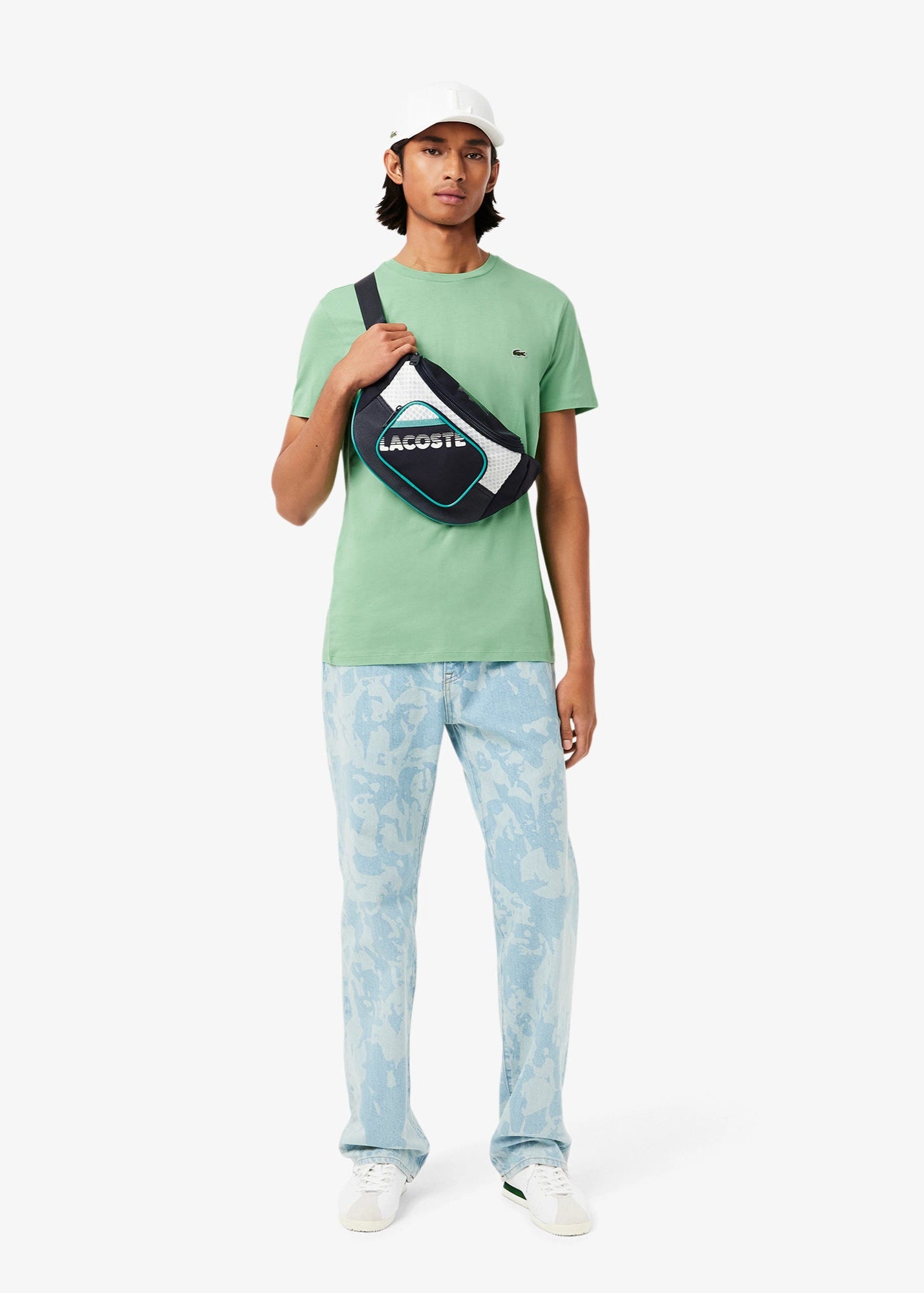 T-shirt Lacoste vert pour homme | Georgespaul     