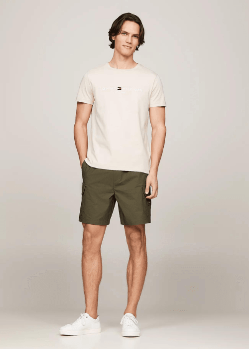 T-shirt Tommy Hilfiger beige - Georgespaul