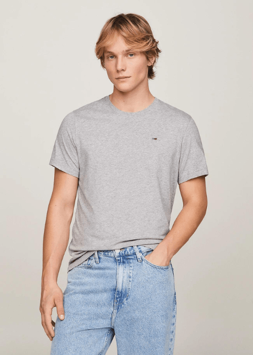 T-shirt Tommy Jeans gris - Georgespaul