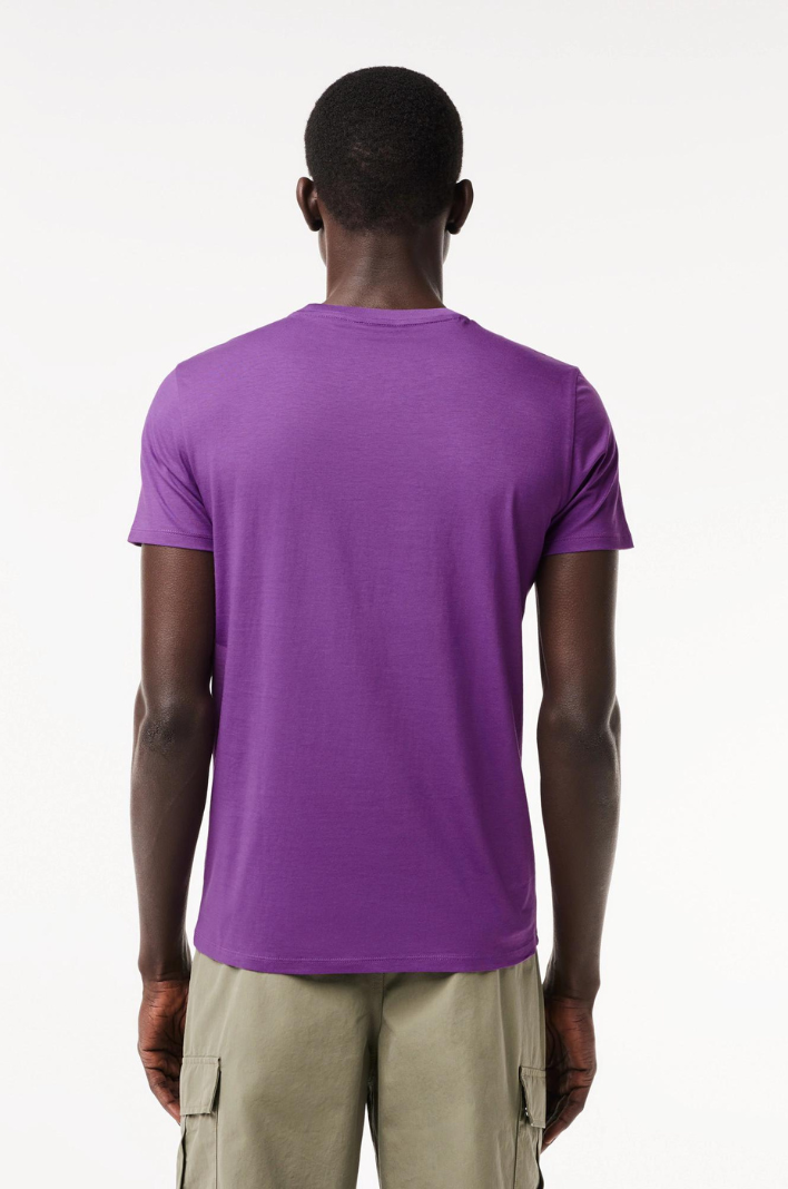 T-shirt homme Lacoste violet | Georgespaul
