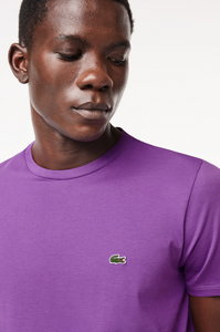 T-shirt homme Lacoste violet | Georgespaul