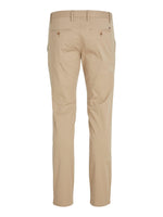 Charger l&#39;image dans la galerie, Pantalon chino Tommy Hilfiger beige en coton bio stretch | Georgespaul
