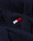 Pull demi-zip Tommy Hilfiger marine - Georgespaul