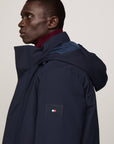 Parka Tommy Hilfiger marine pour homme | Georgespaul