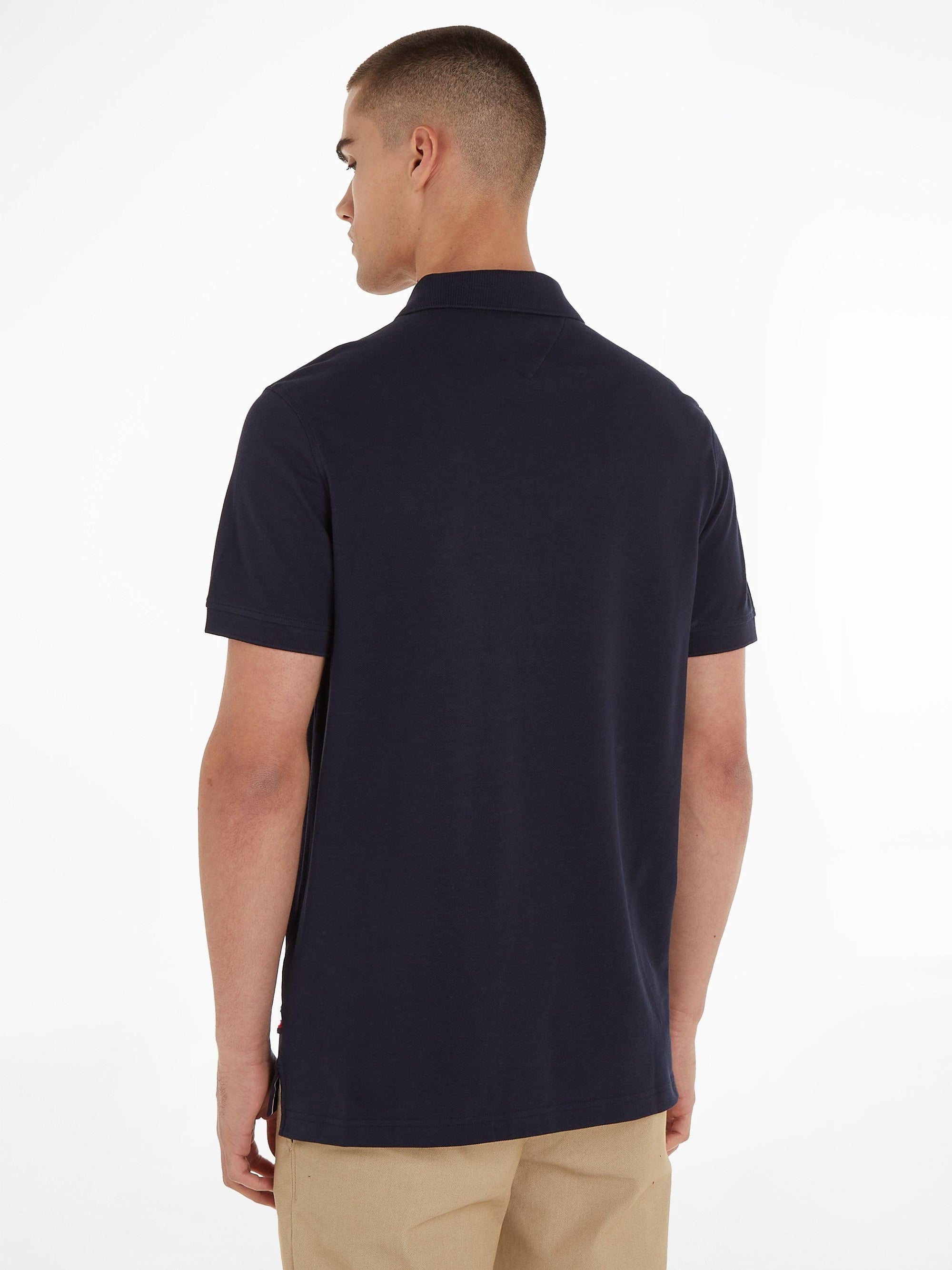 Polo Tommy Hilfiger marine en coton bio - Georgespaul