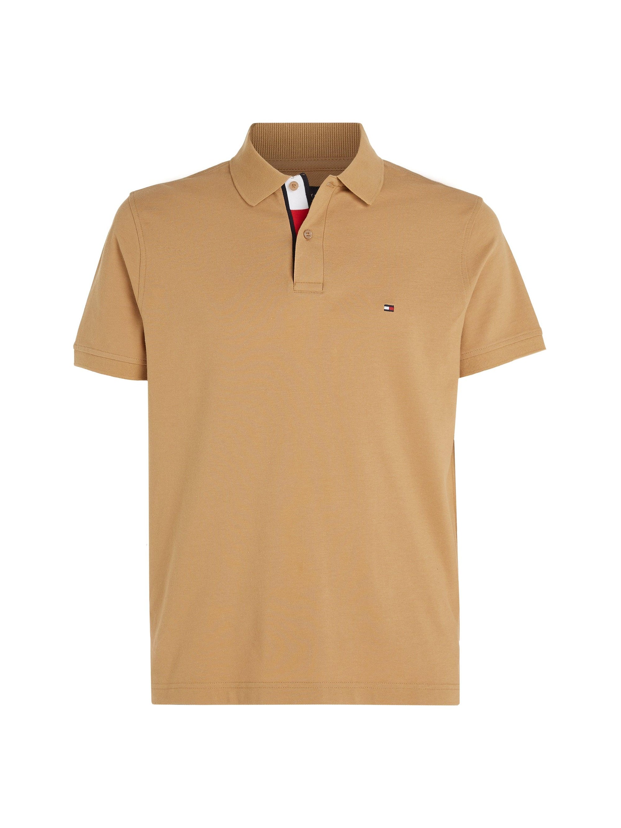 Polo Tommy Hilfiger beige en coton bio - Georgespaul