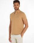 Polo Tommy Hilfiger beige en coton bio - Georgespaul