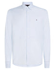 Chemise à motifs Tommy Hilfiger blanche - Georgespaul