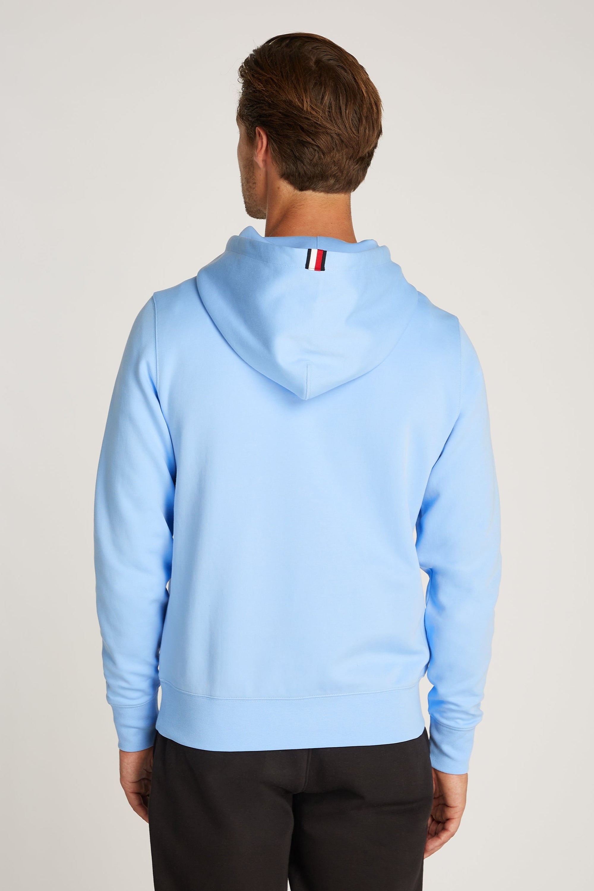 Sweat à capuche Tommy Hilfiger bleu - Georgespaul