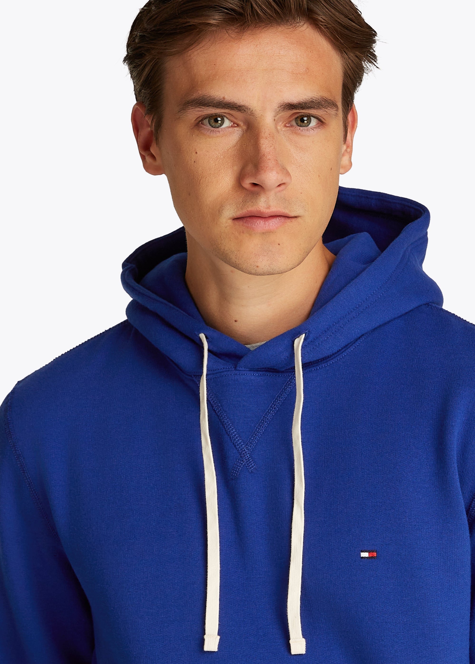 Sweat à capuche Tommy Hilfiger bleu foncé pour homme | Georgespaul