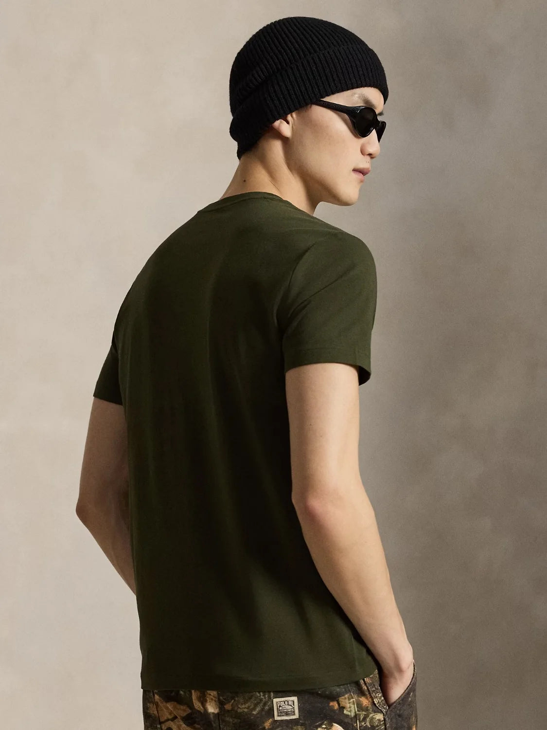 Tshirt-Ralph-Lauren-Kaki-Homme-710671438540-Dos