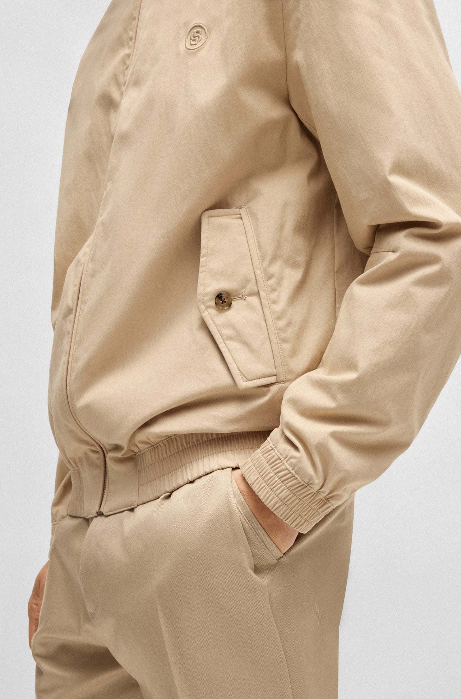 Veste BOSS beige pour homme | Georgespaul