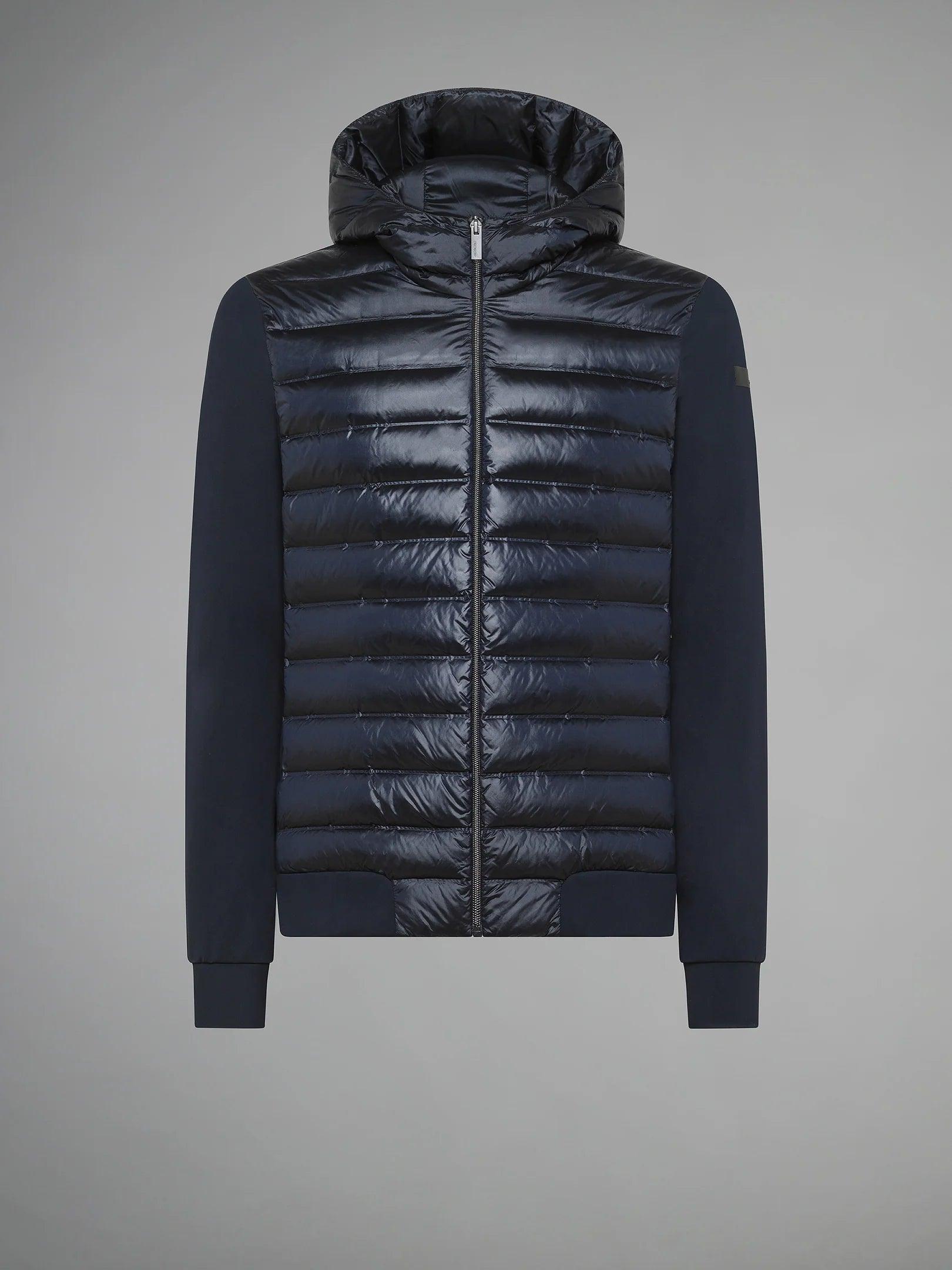 Blouson bi-matière à capuche RRD marine - Georgespaul