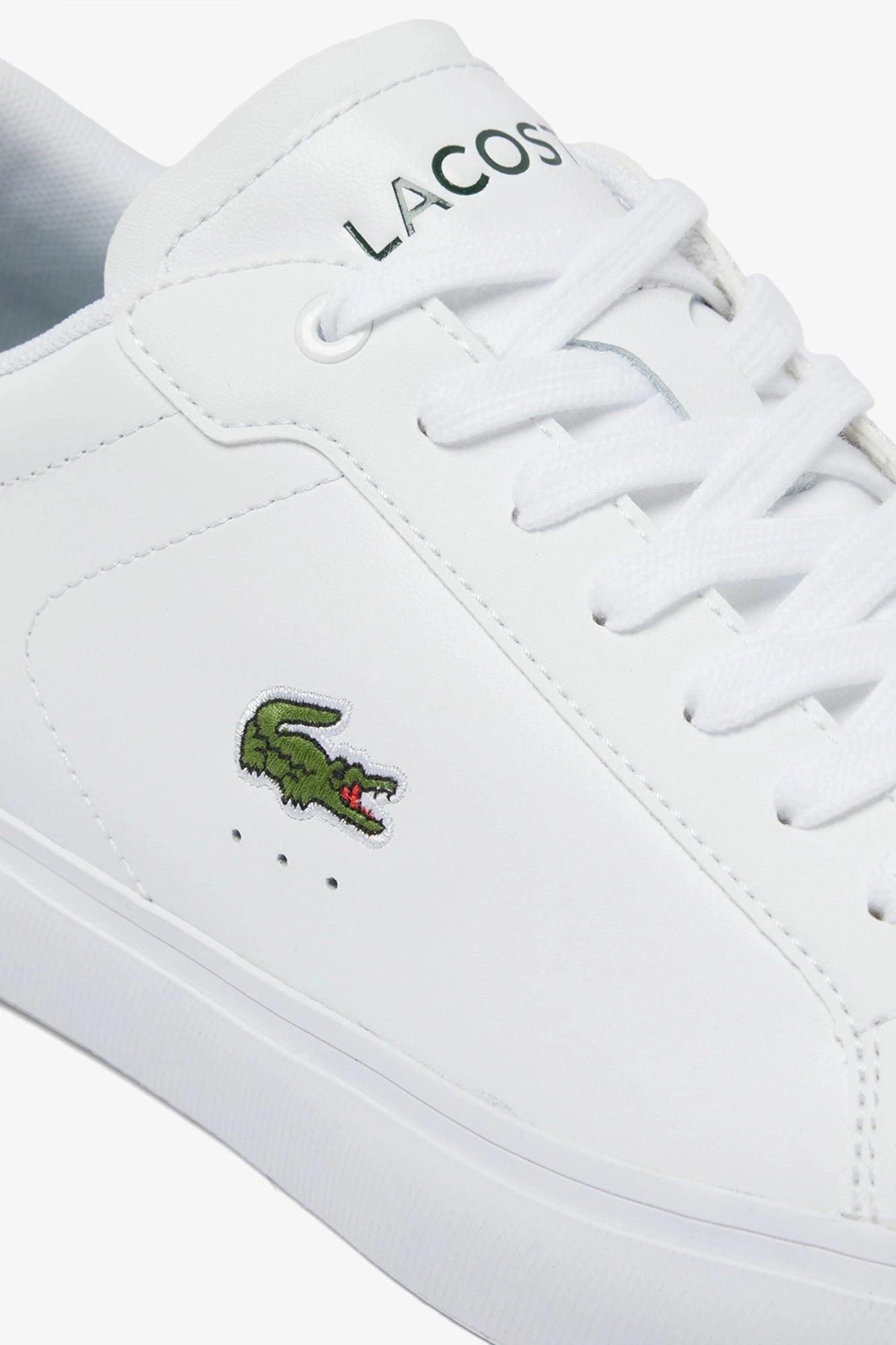 Baskets Lacoste blanches pour homme Georgespaul