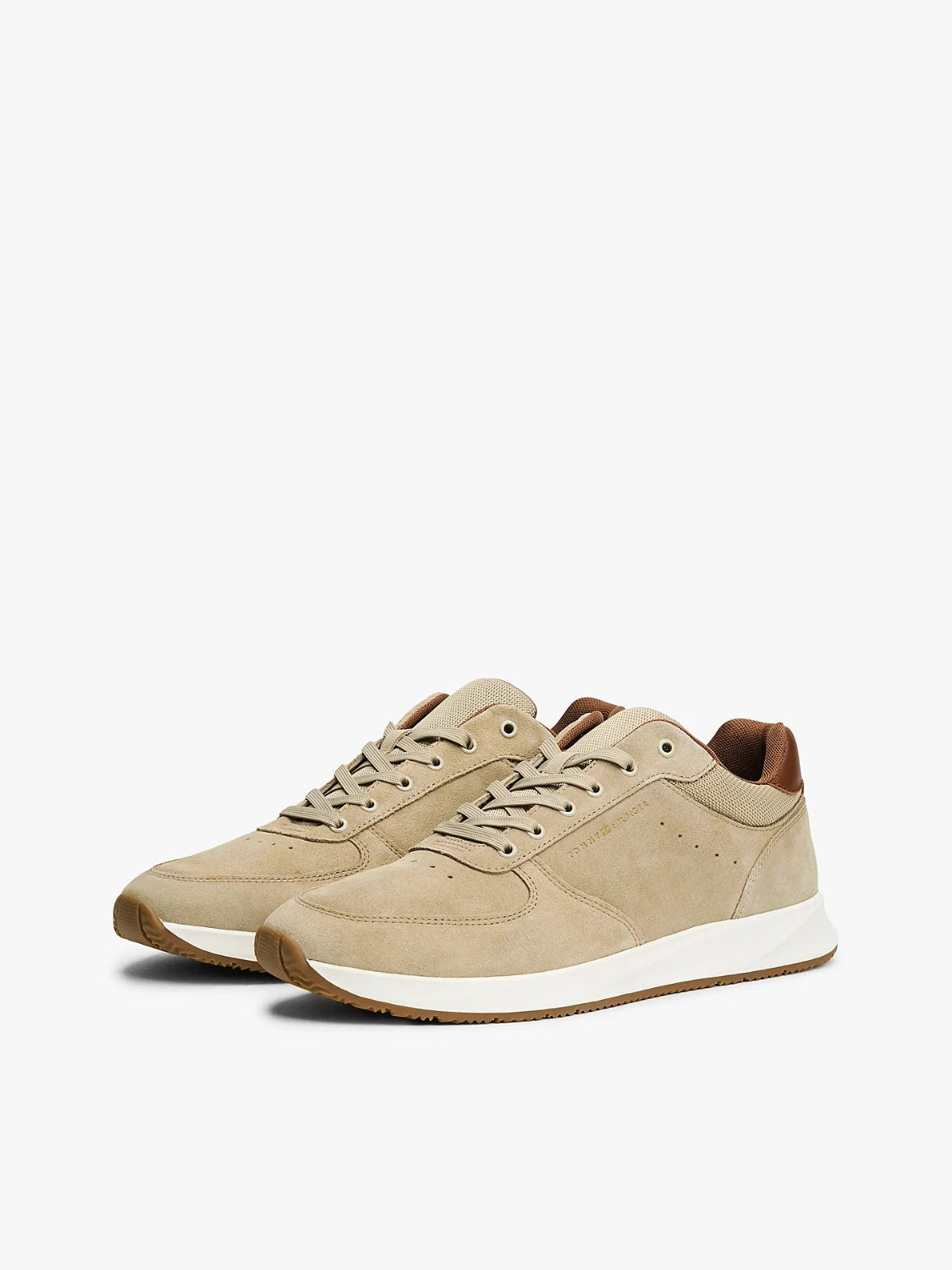 baskets-tommy-hilfiger-daim-homme-beige-face