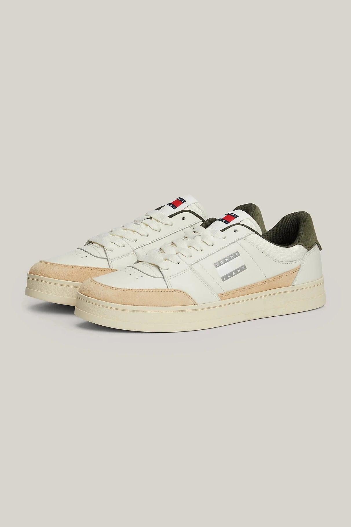 Baskets Tommy Jeans beiges homme | Georgespaul    