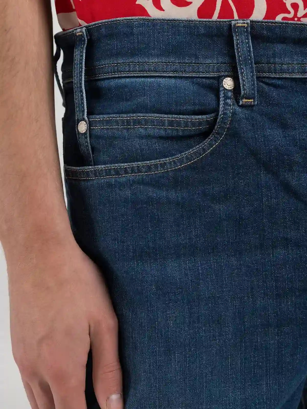 bermuda-replay-homme-bleu-zoom-cote