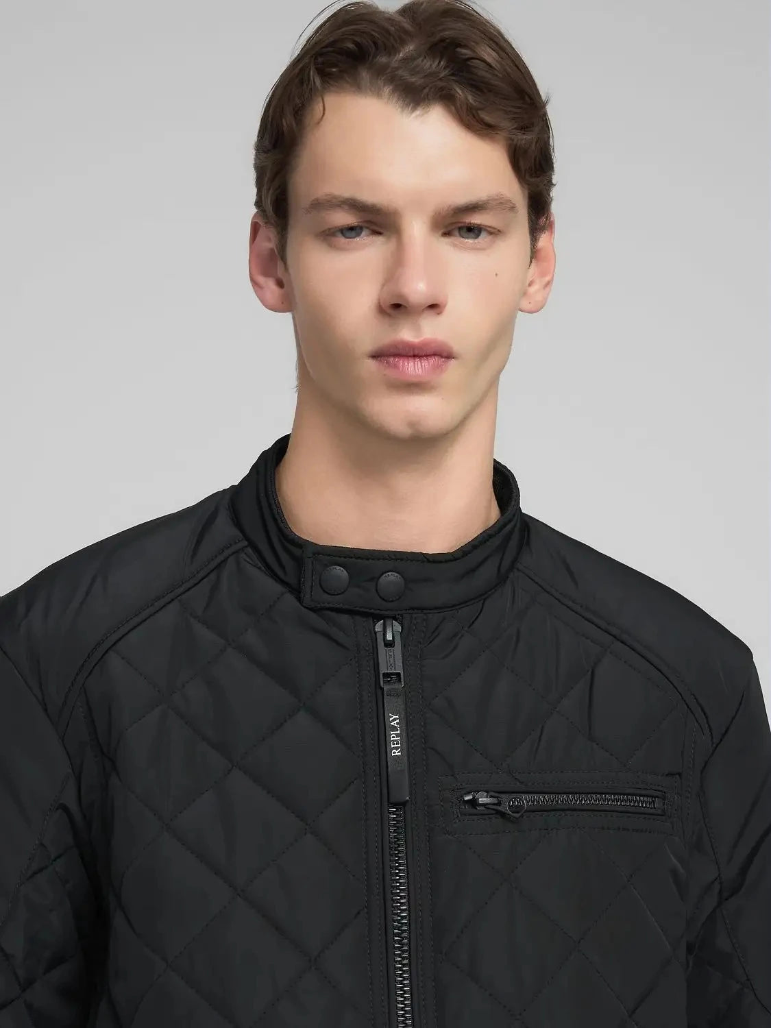 blouson-matelasse-replay-homme-noir-zoom
