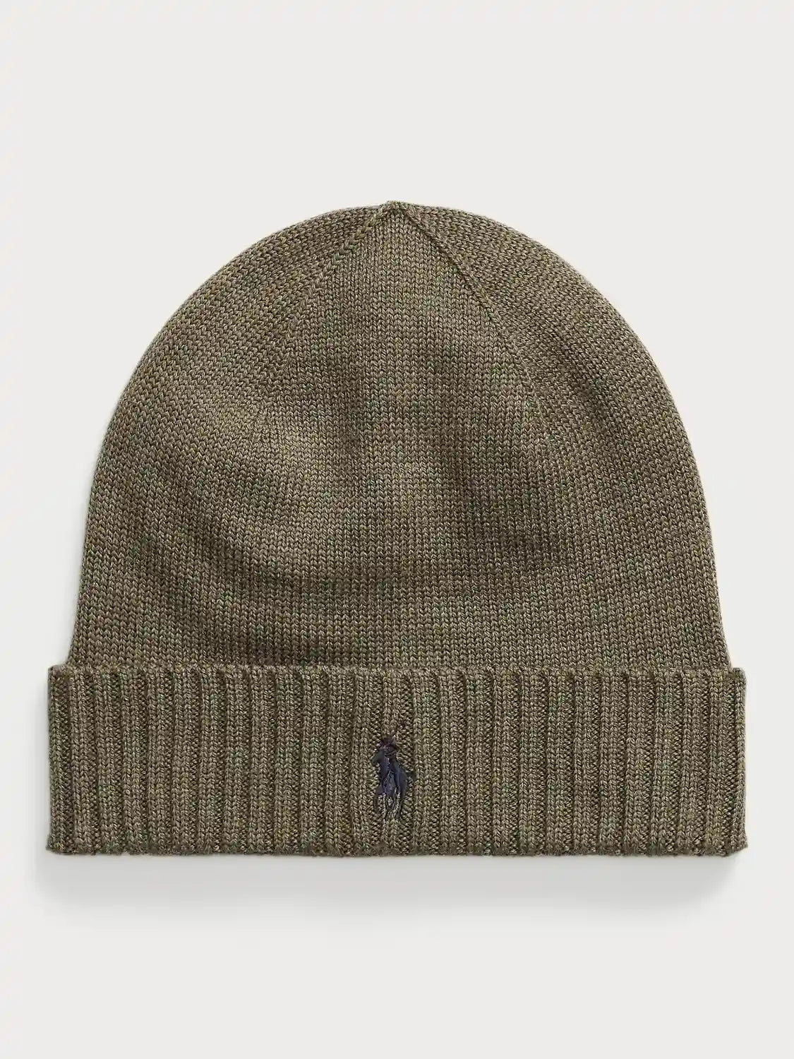 bonnet-ralph-laurenn-kaki-unisexe-face