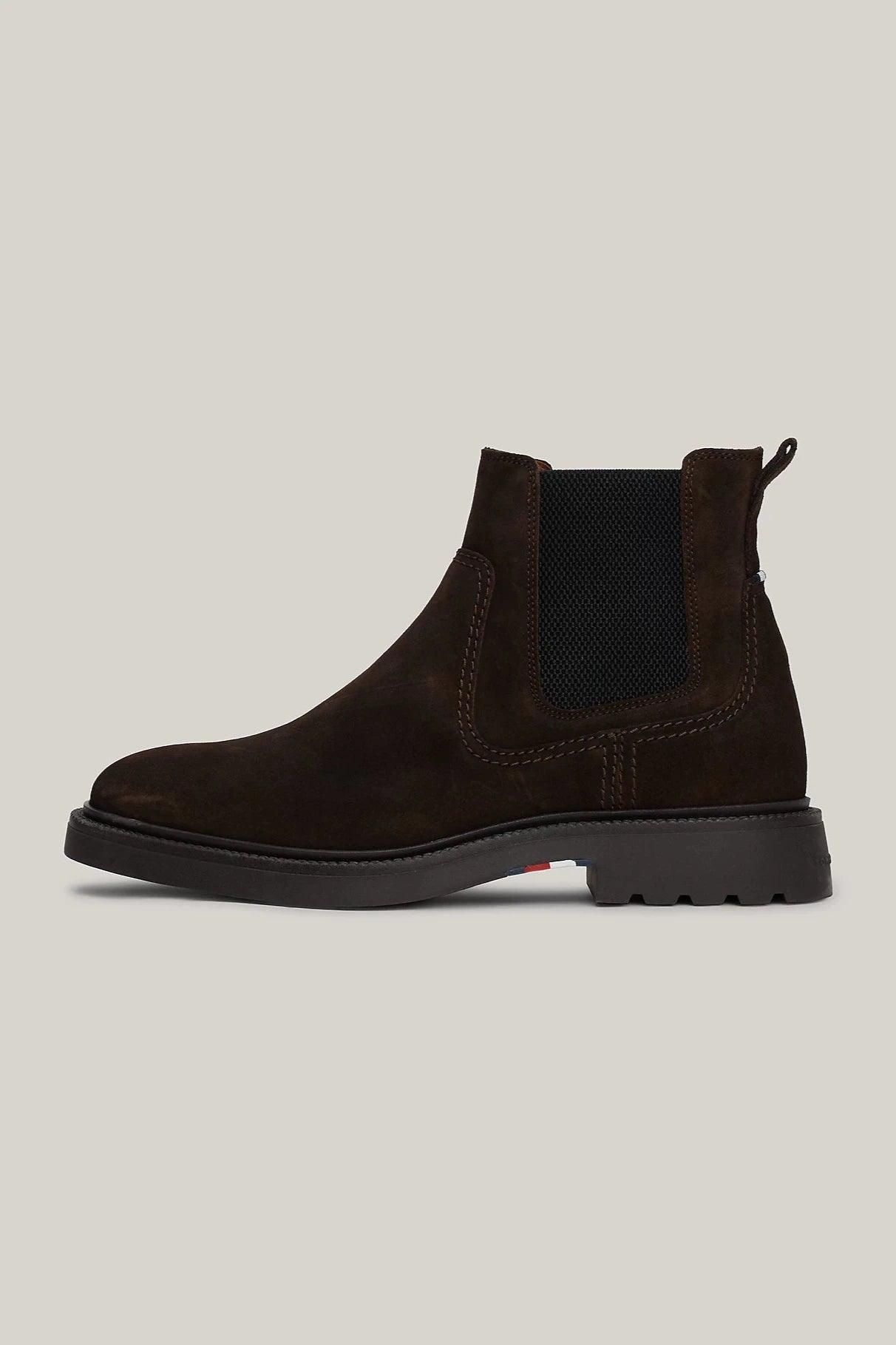 Boots Tommy Hilfiger marron pour homme | Georgespaul 