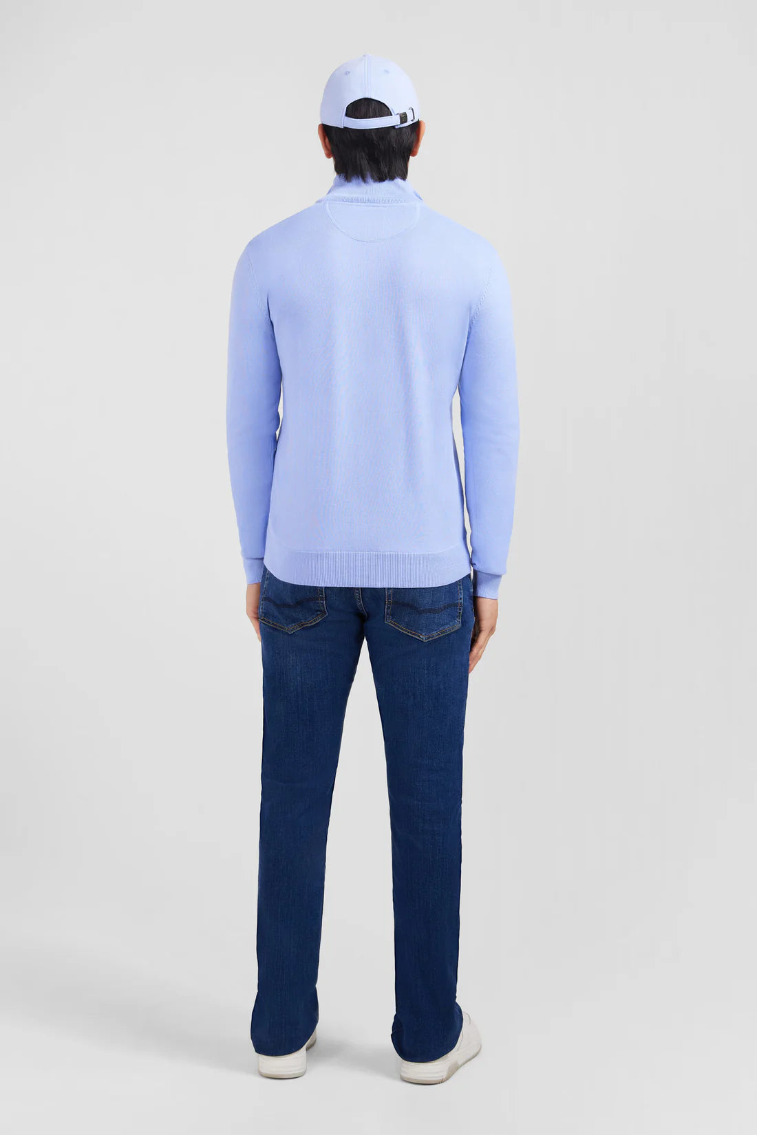 camionneur-eden-park-homme-bleu-face-dos