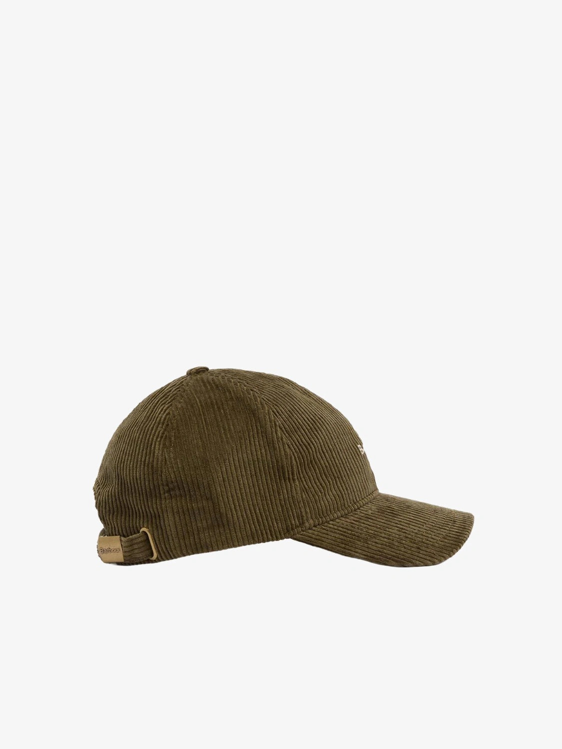 casquette-barbour-kaki-velours-MHA0911OL511-profil