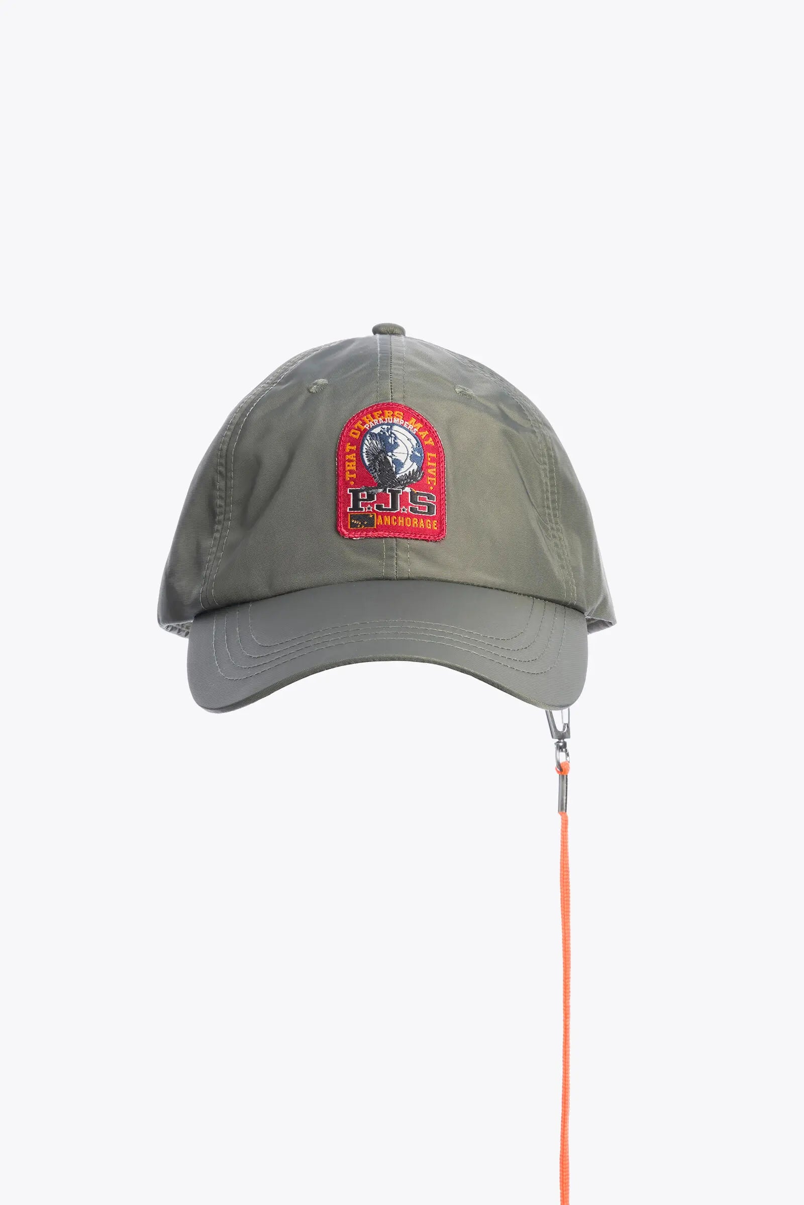 casquette-bravo-parajumpers-kaki-homme-face