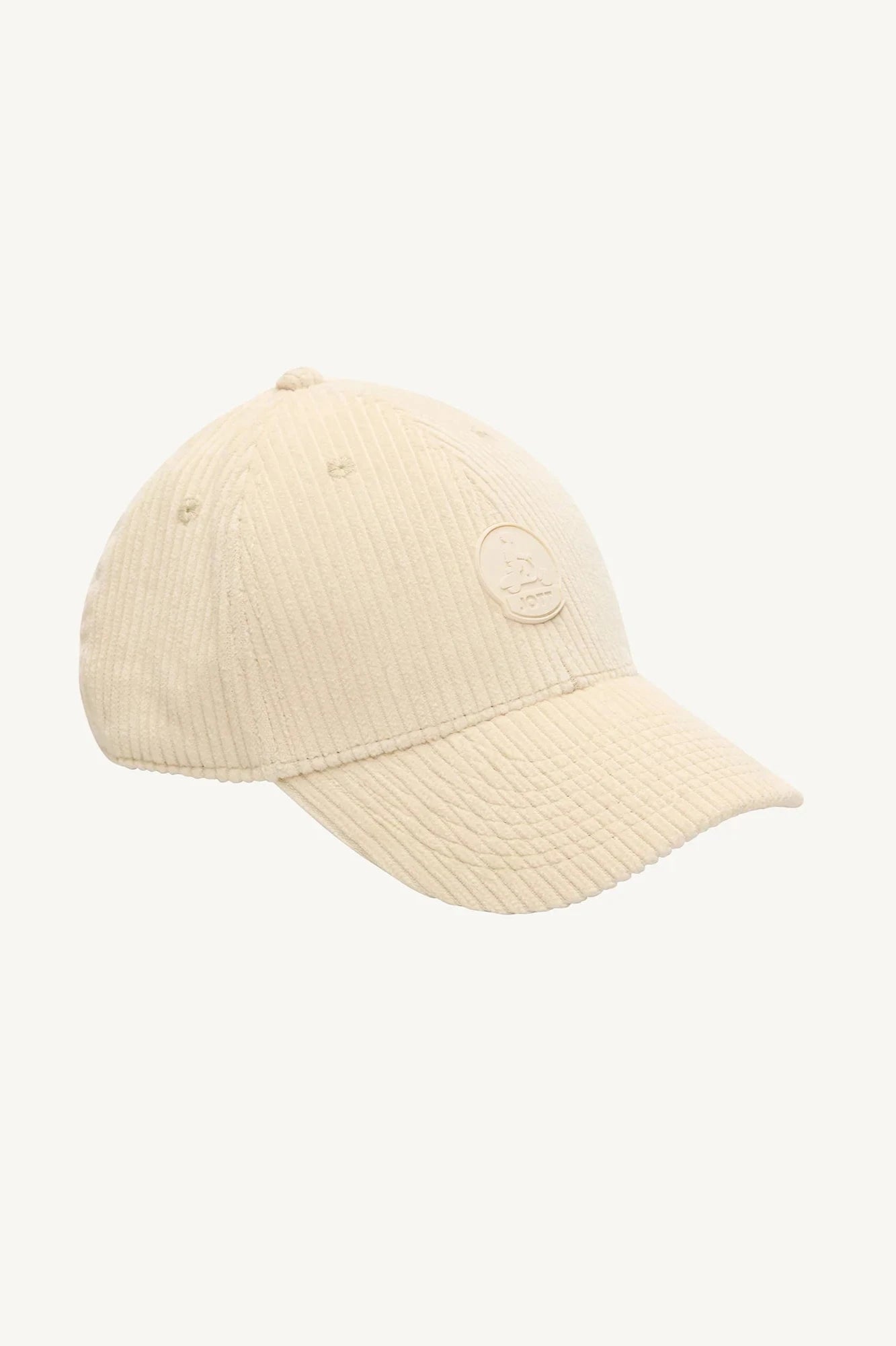 Casquette JOTT beige en velours | Georgespaul      