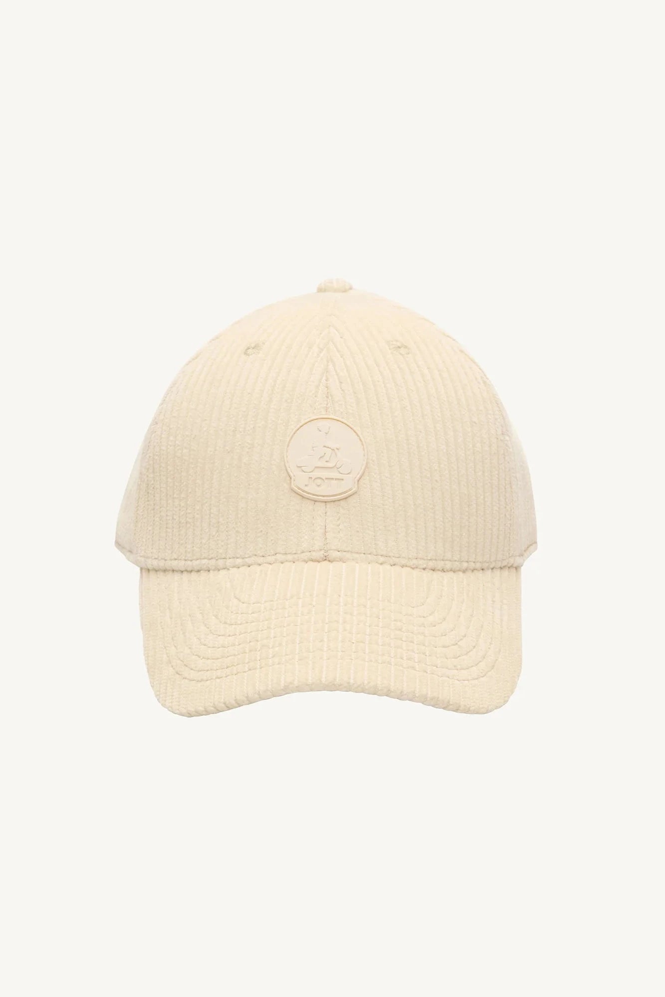 Casquette JOTT beige en velours | Georgespaul      