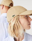 Casquette Lacoste beige unisexe | Georgespaul    