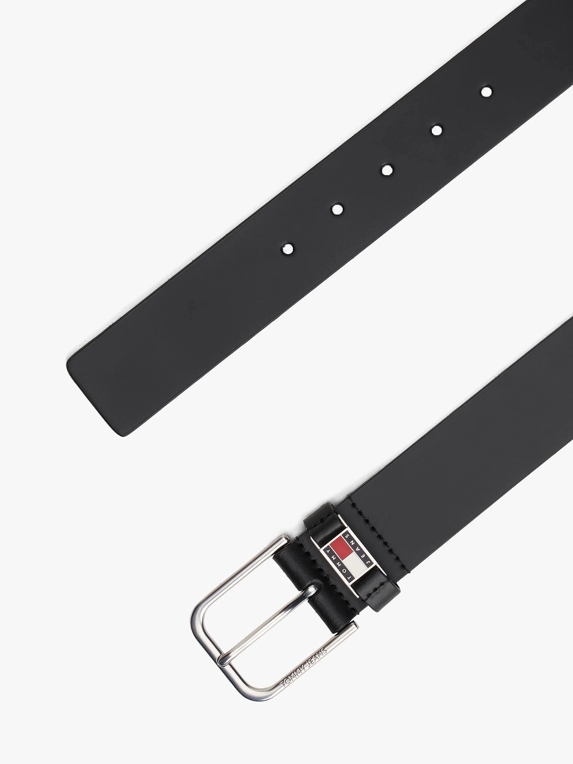 ceinture-tommy-hilfiger-noire-carre- homme-a-plat