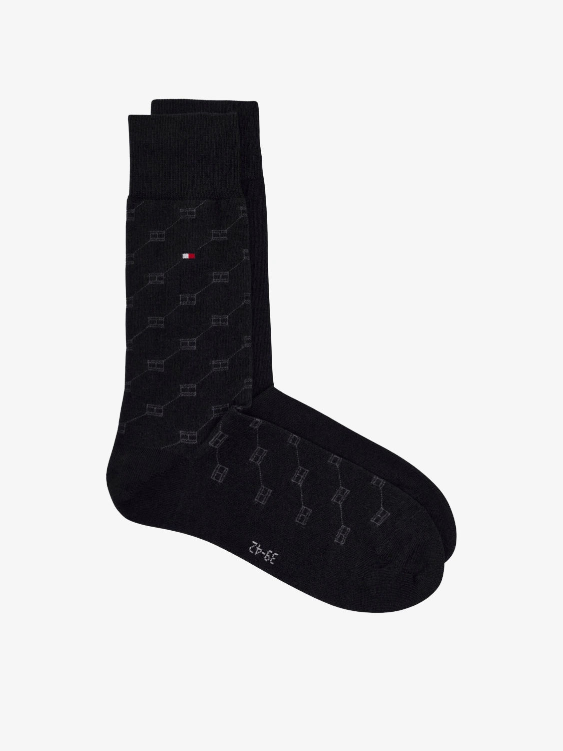 chaussettes-tommy-hilfiger-noires-face-701241991004
