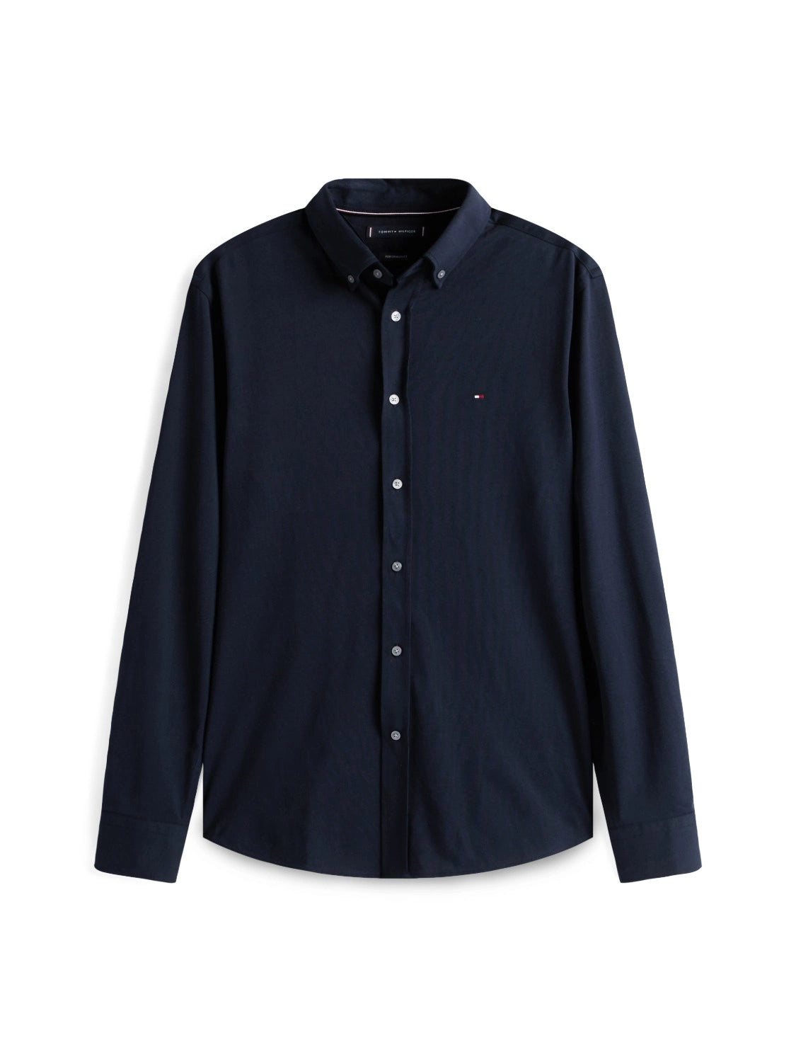 chemise-droite-tommy-hilfiger-marine-homme-a-plat