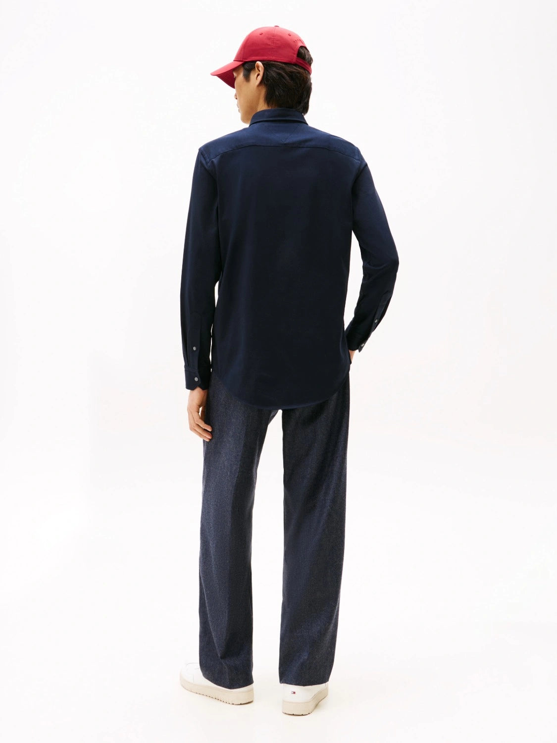 chemise-droite-tommy-hilfiger-marine-homme-dos