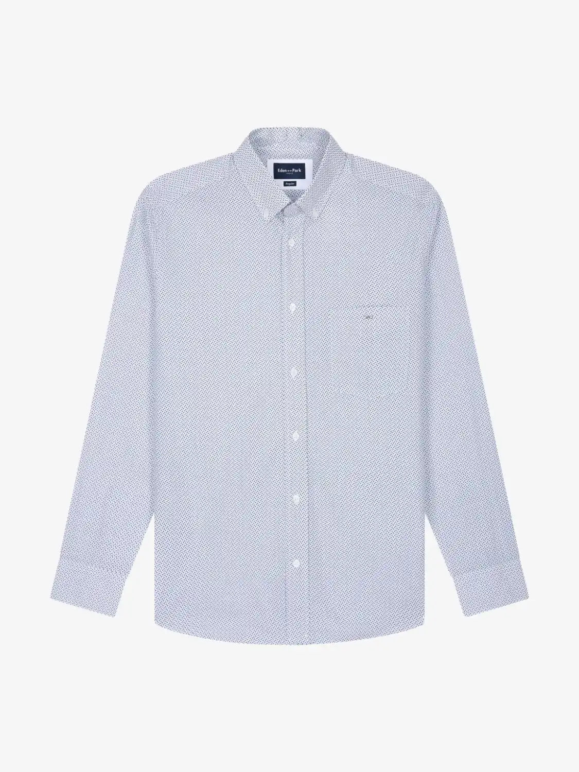 chemise-eden-park-blanche-homme-H26CHECL0037BLC8-a-plat