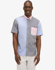 chemise-eden-park-marine-homme-E26CHECC0012BLF-face-zoom