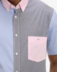 chemise-eden-park-marine-homme-E26CHECC0012BLF-zoom