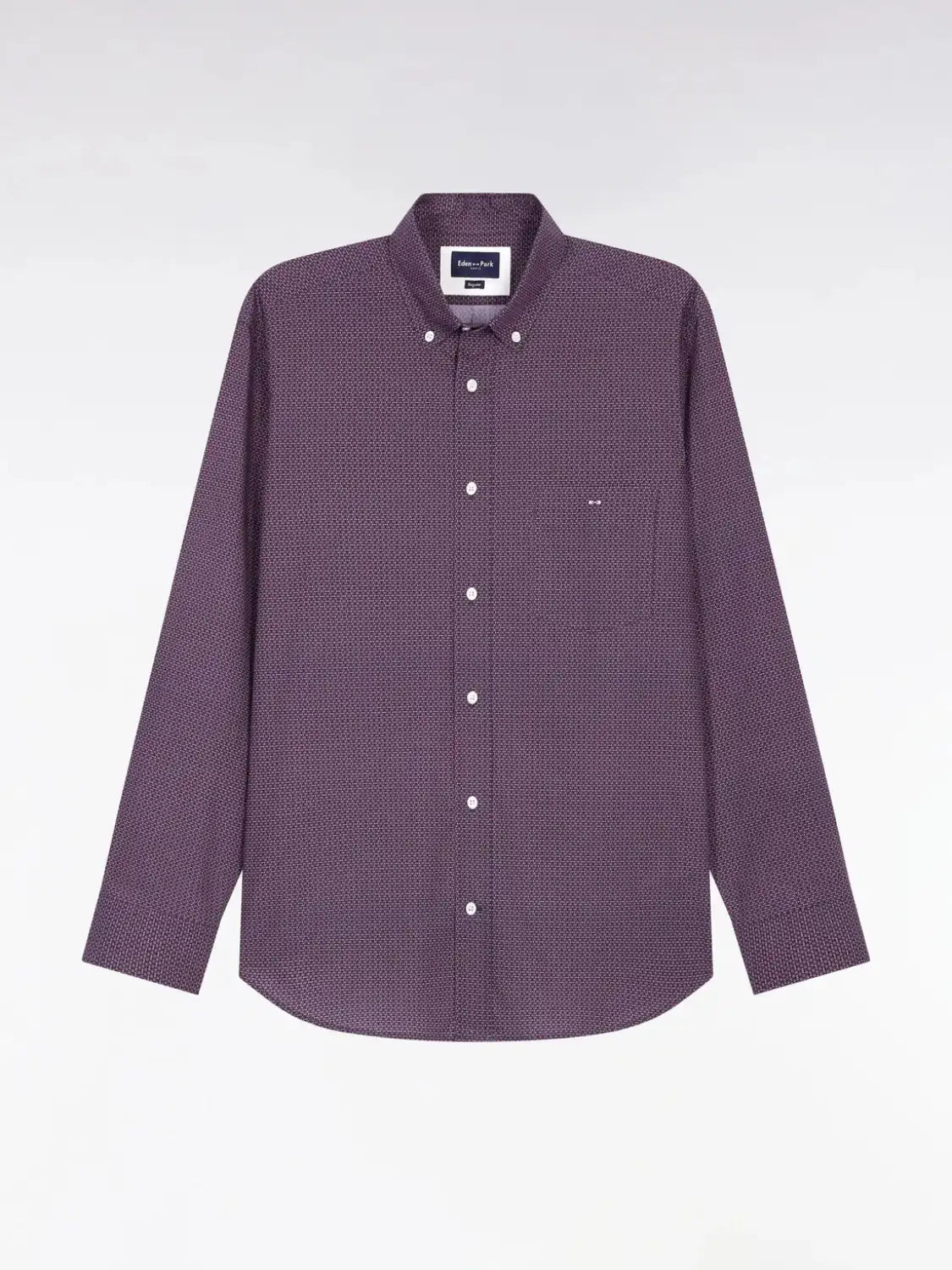 chemise-eden-park-motifs-rose-pour-homme-a-plat