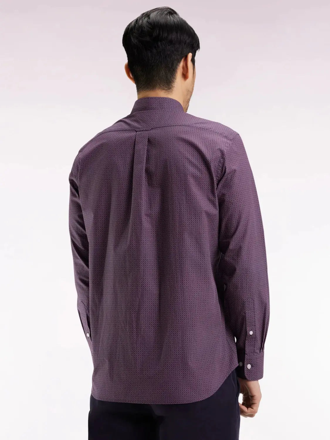 chemise-eden-park-motifs-rose-pour-homme-dos