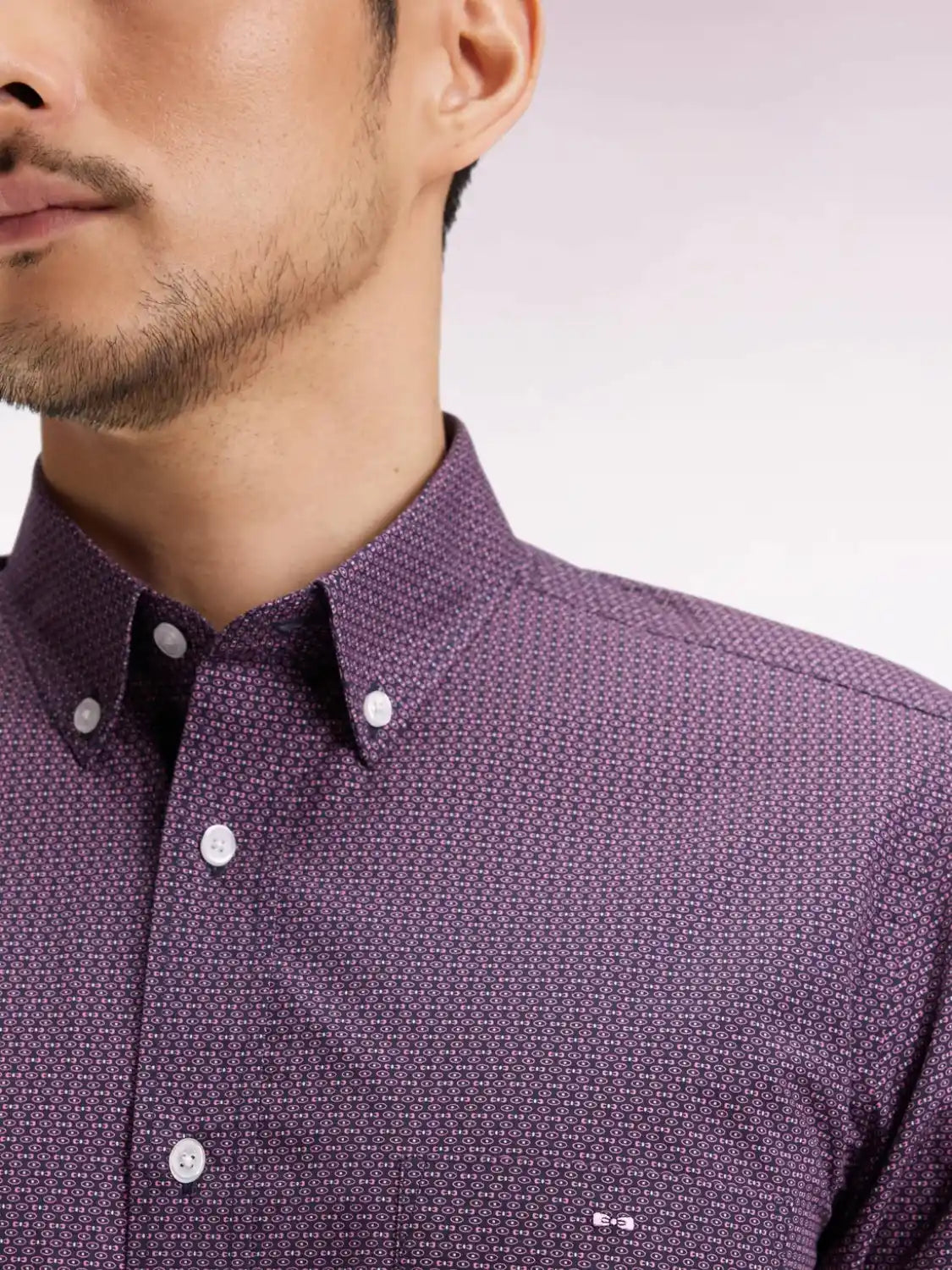 chemise-eden-park-motifs-rose-pour-homme-zoom